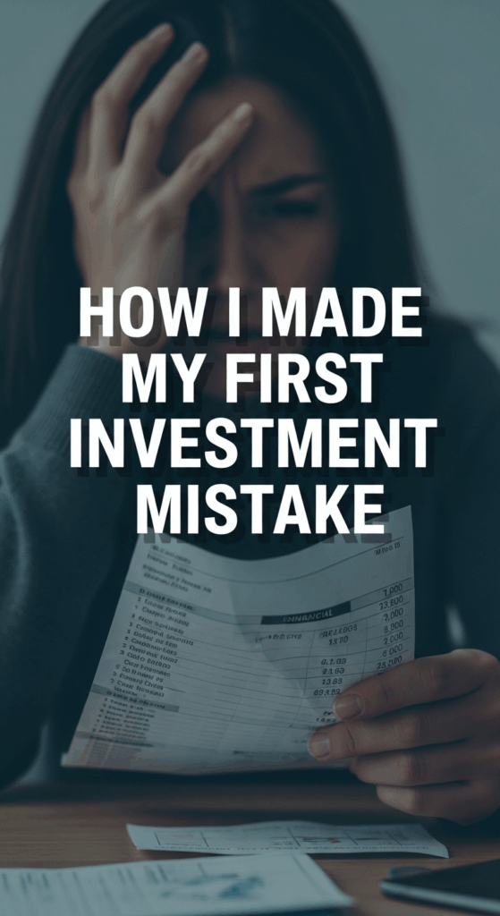 how i made my first investment mistake